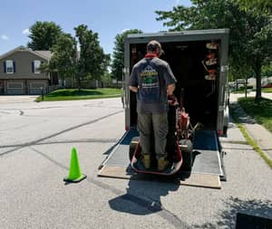 Professional lawn mower