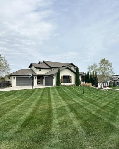 Clean lawn stripes