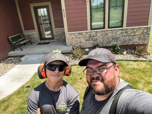 Urban Diamond team landscaping a garden